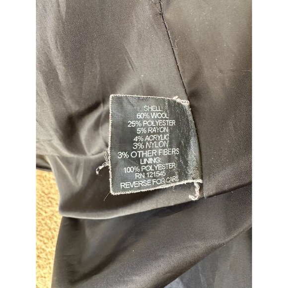 Hathaway Mens Black Leather Zip-Up Jacket Size XL Lightweight Vintage Style - Picture 10 of 11